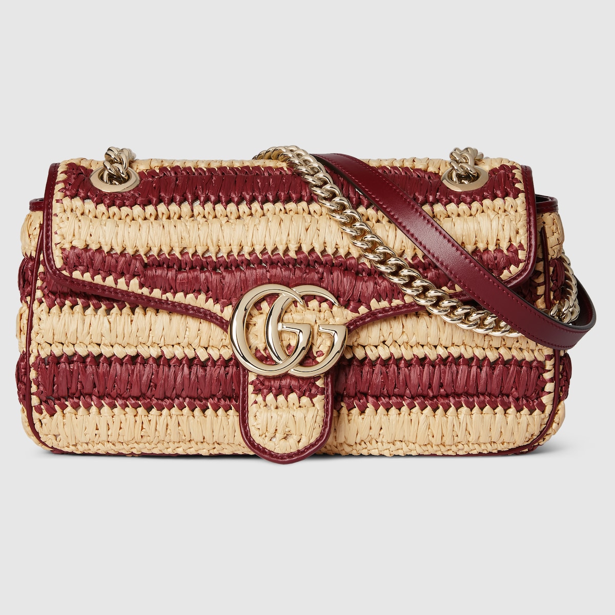 China Replica Crossbody Bags for Women Price Gucci GG Marmont woven medium shoulder bag 443497 FAETQ 9542