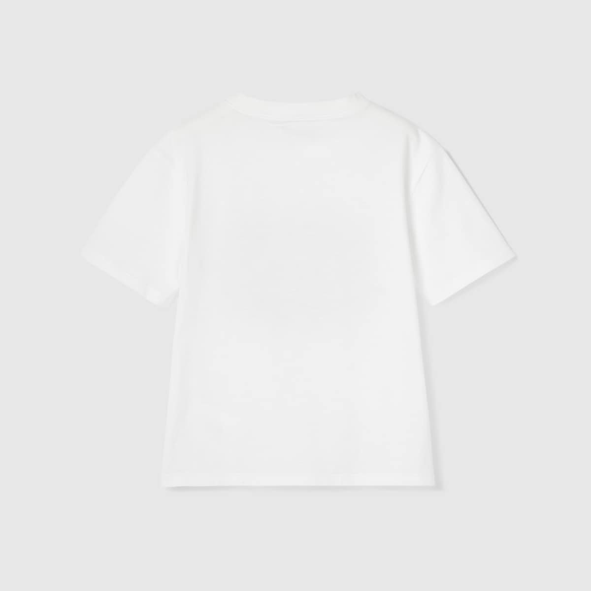 チルドレンズ〕プリント コットン Tシャツ ・ホワイト | GUCCI公式