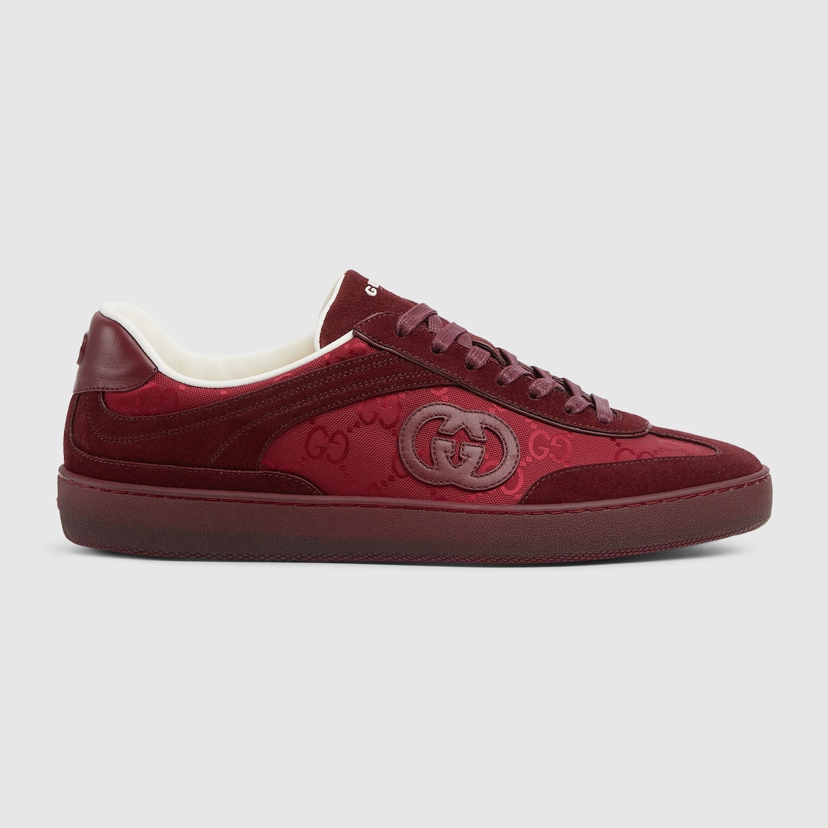 スニーカー GUCCI 'G75' sneakers Men's G75 sneaker in dark green canvas and suede | GUCCI® US