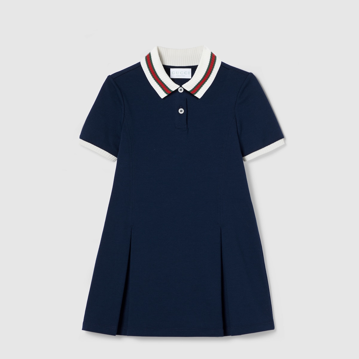 Mid-Season Dress For Boy In Gucci Print Yellow Color