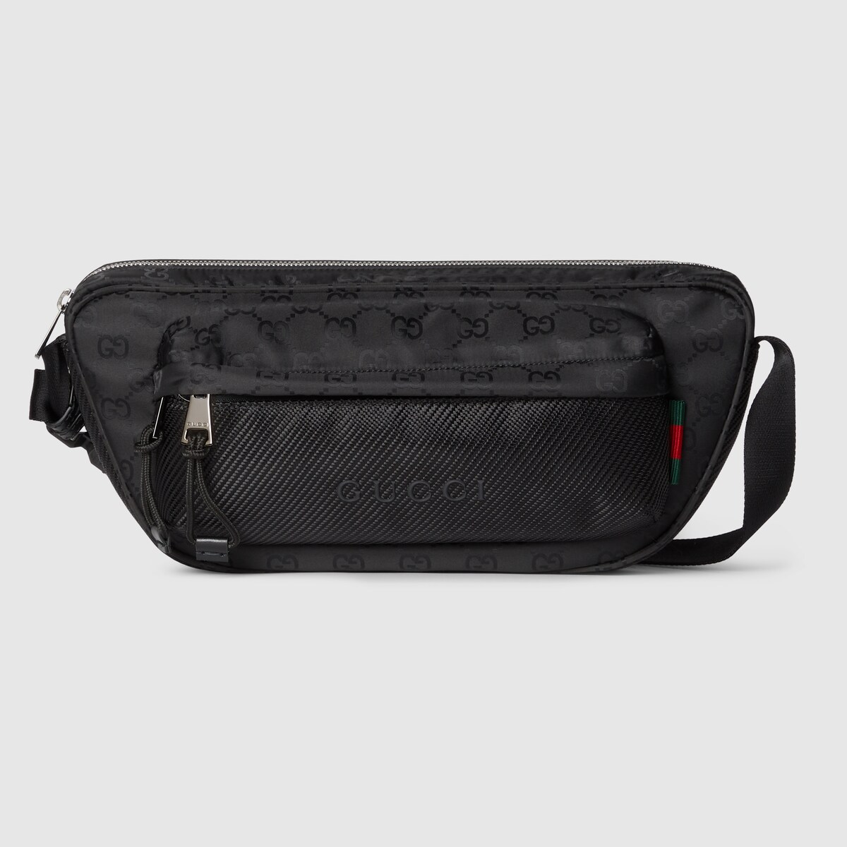 Gucci Black Patent Leather Icon Bit Medium Shoulder Bag