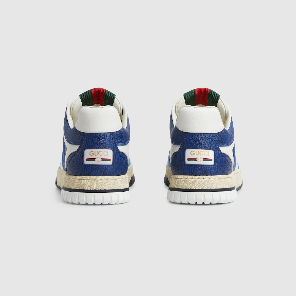 グッチ リウェブ〕メンズ スニーカー ・ブルー グラデーション GG