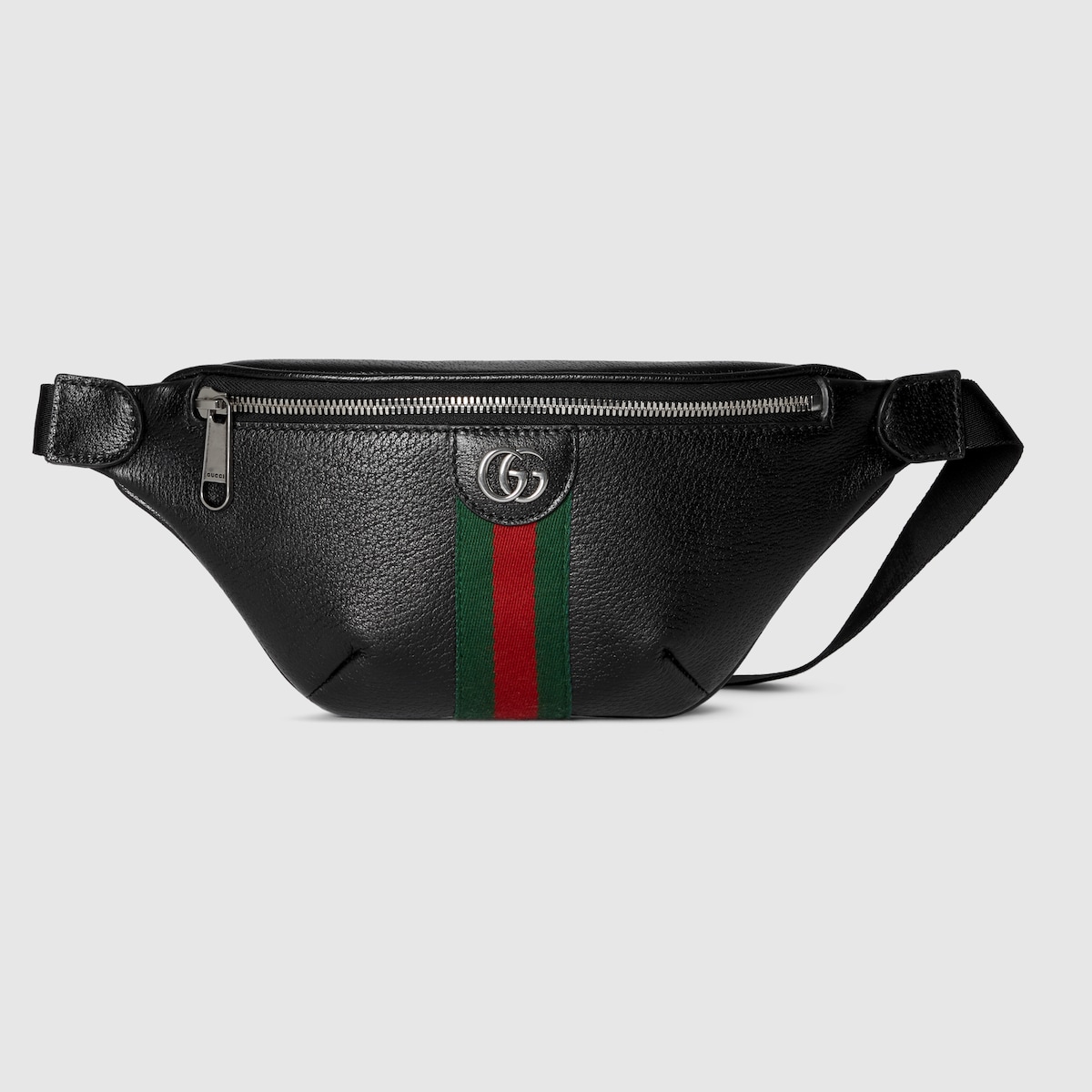 Ophidia small belt bag in black soft leather | GUCCI® US
