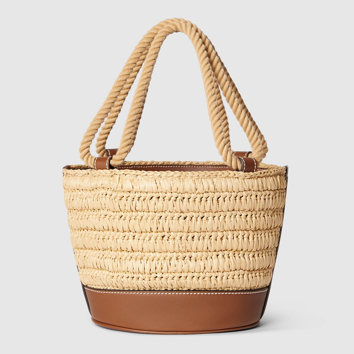 日本未入荷【GUCCI】Wicker ミニ バケットバッグ、ナチュラル グッチ夏バッグ・かごバッグ・ミニバッグ | GUCCI公式