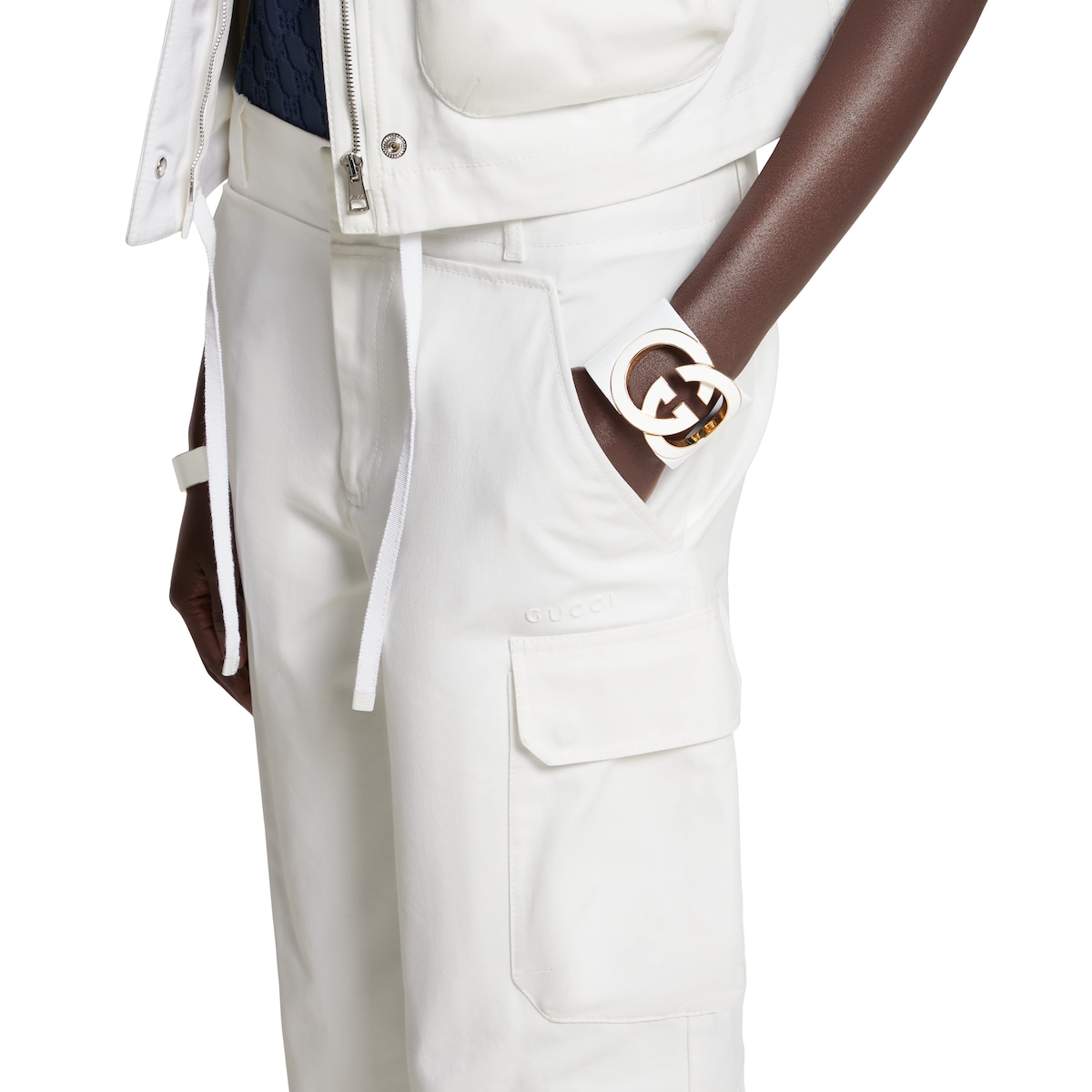 Light cotton canvas cargo pants