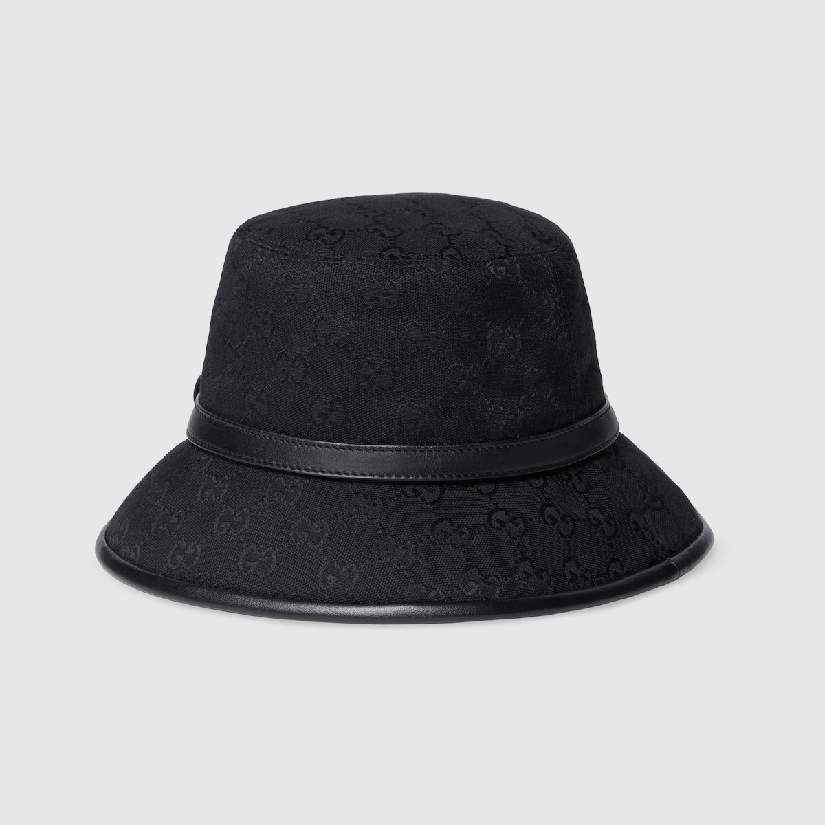 GG Monogram cotton bucket hat in black | GUCCI® US