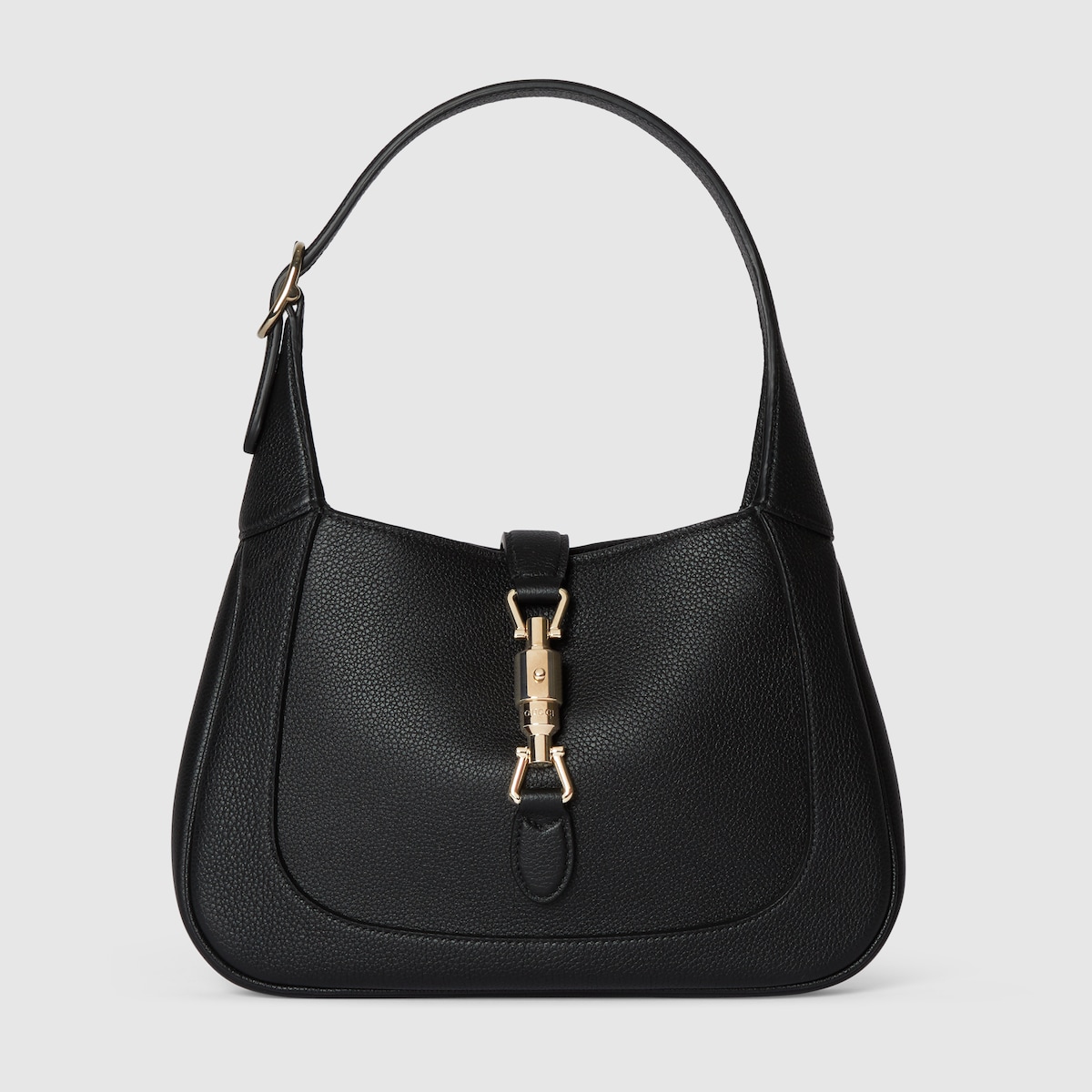 Gucci Jackie 1961 medium bag in black leather | GUCCI® US