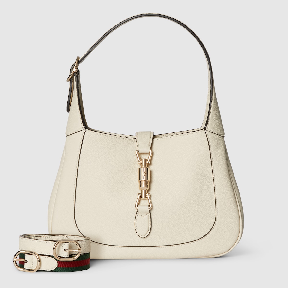グッチ シマ ニュージャッキー アイボリー Gucci Jackie 1961 medium bag in ivory leather | GUCCI® SI
