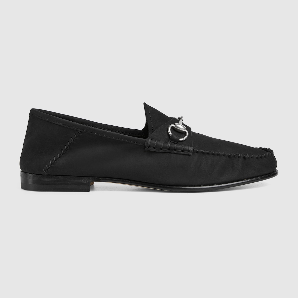 Men's Gigi loafer in black suede | GUCCI® CA