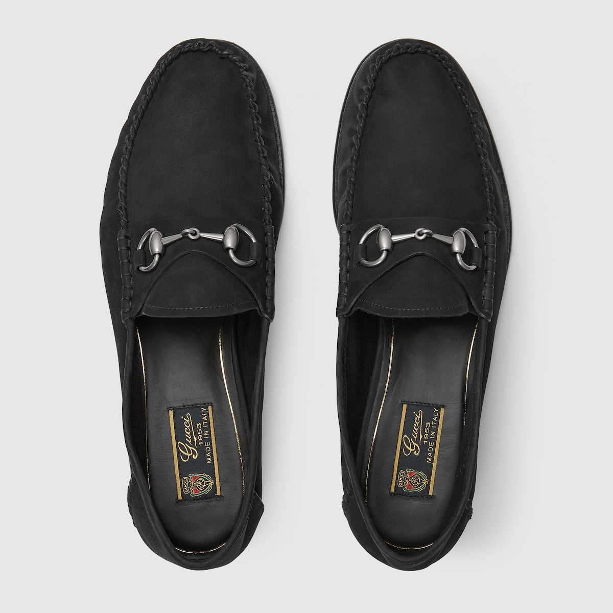 グッチ ホースビット 1953〕メンズ ローファー ・ブラック スエード