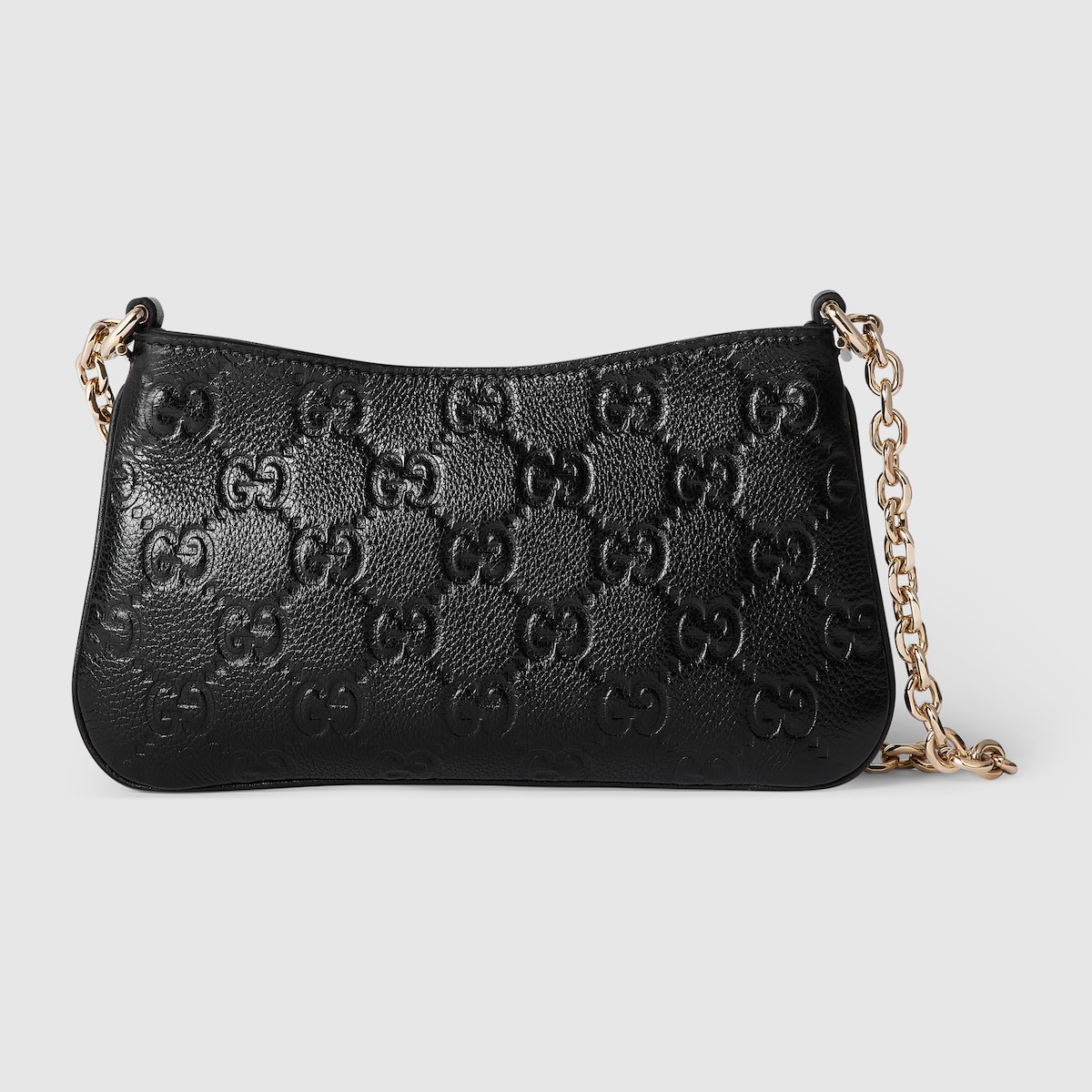 ショルダーバッグ・ポシェット GUCCI MINI GG EMBLEM BUCKET BAG BLACK 815118_AAFDV_1000_003_100_0000