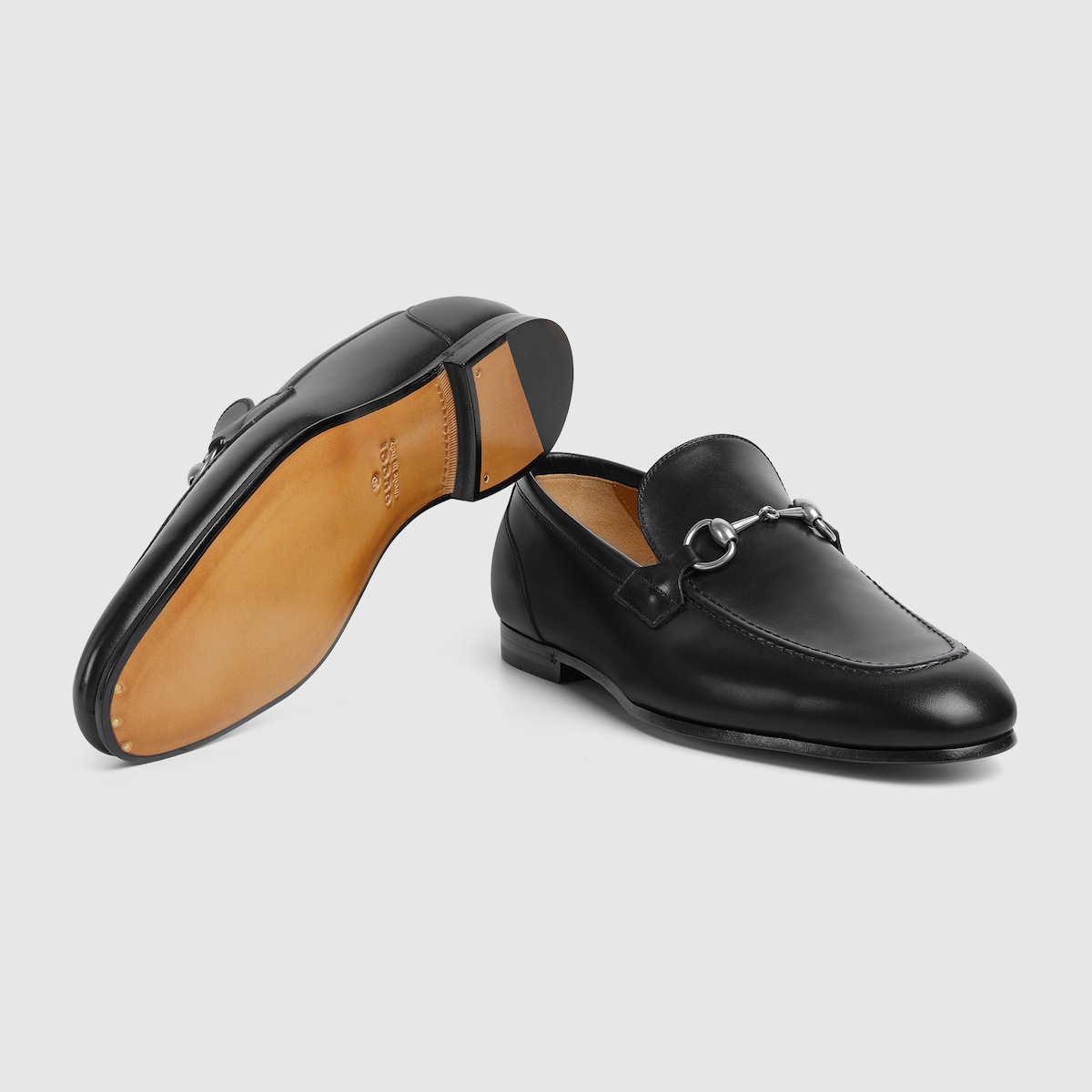 Men's Gucci Jordaan loafer in black leather - thumbnail 2