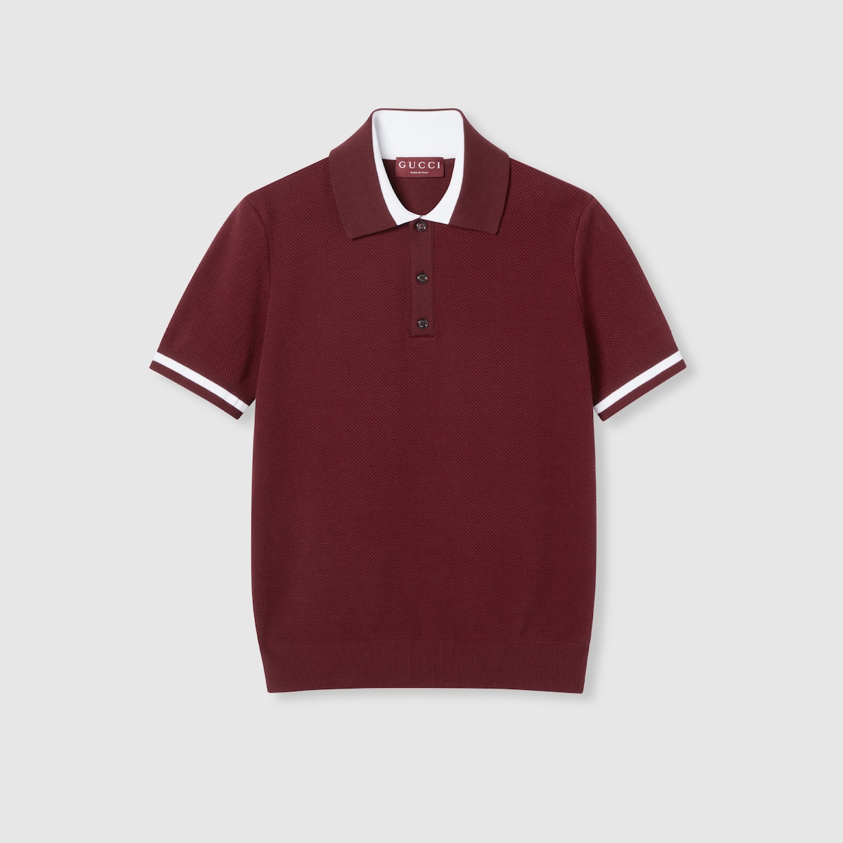 トップス GUCCI 2019AW Cotton Piquet Polo Shirt GUCCI 2019AW Cotton Piquet Polo Shirt
