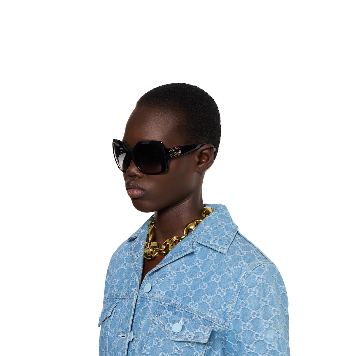 都会的♪◇SQUARE FRAME サングラス◇GUCCI Square frame sunglasses in light brown | GUCCI® US
