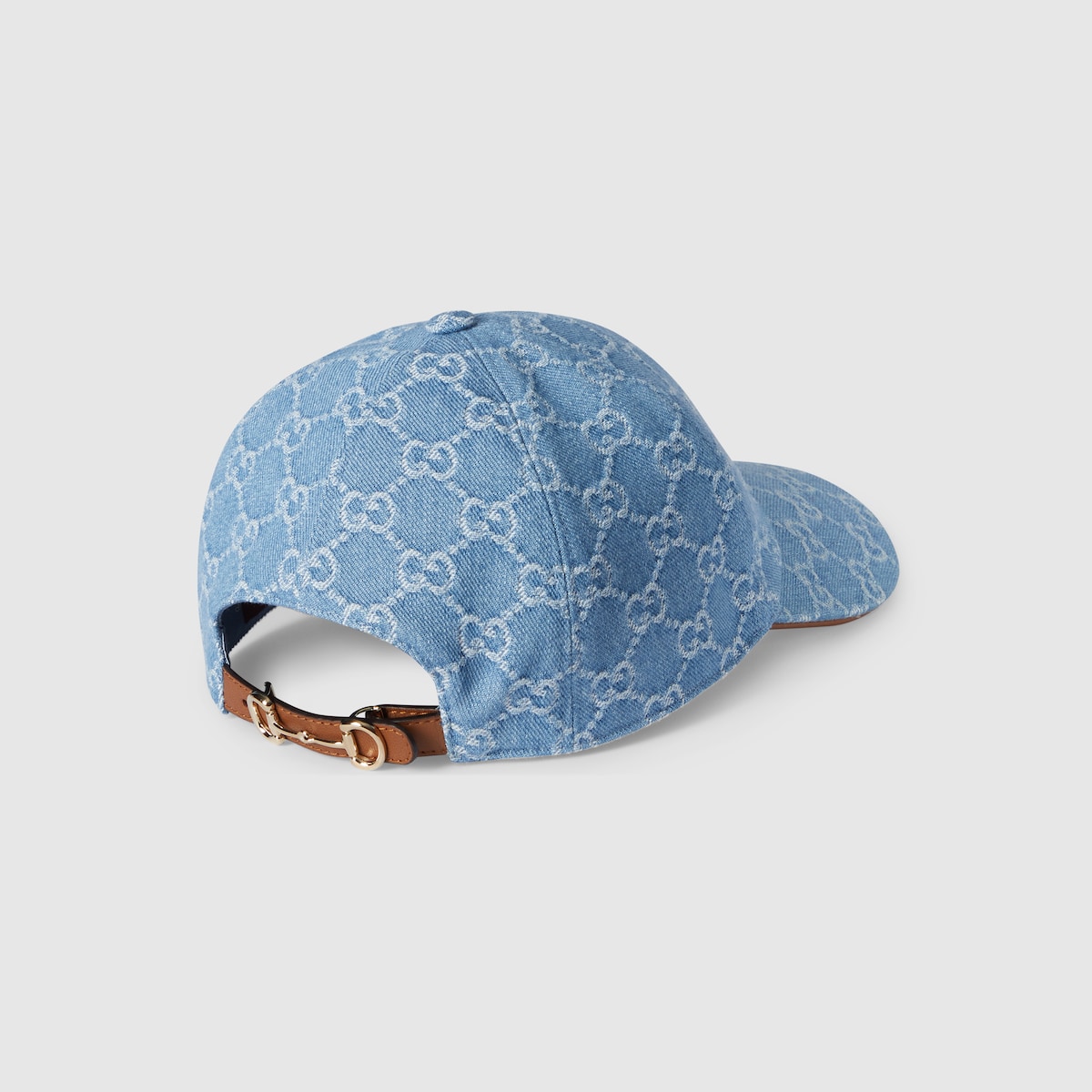 GUCCI デニム GGロゴ ベースボールキャップ GGデニム ベースボールキャップ ・ブルー＆ホワイト | GUCCI公式