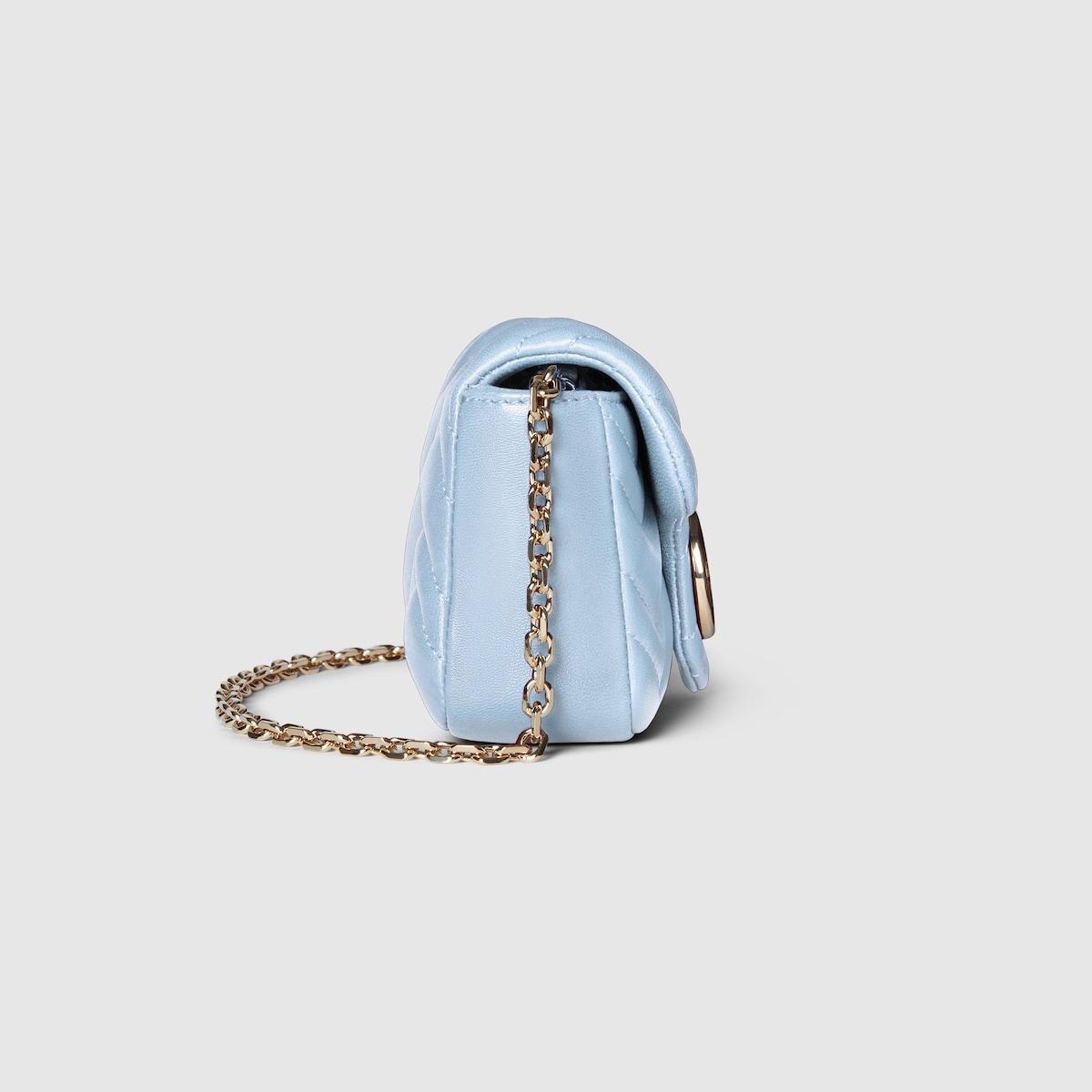GUCCI✨限定品　フローラ　ミラー　キャンバス　水色　マーモント　レディース GUCCI グッチ トートバッグ フローラ キャンバス レザー 水色