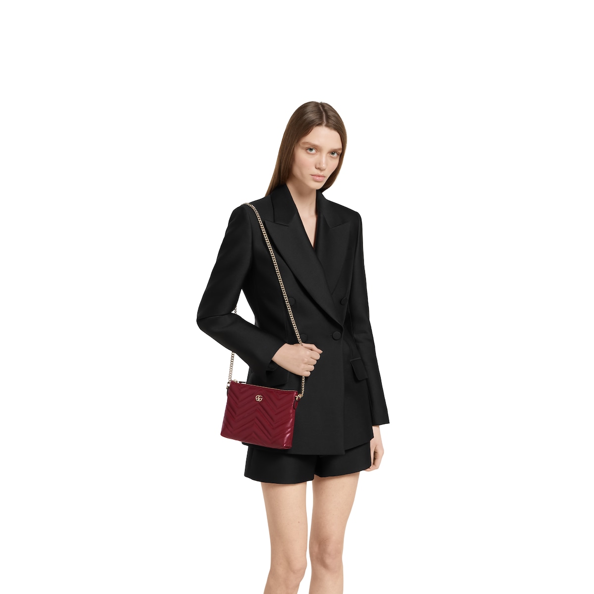 GG Marmont pochette with chain