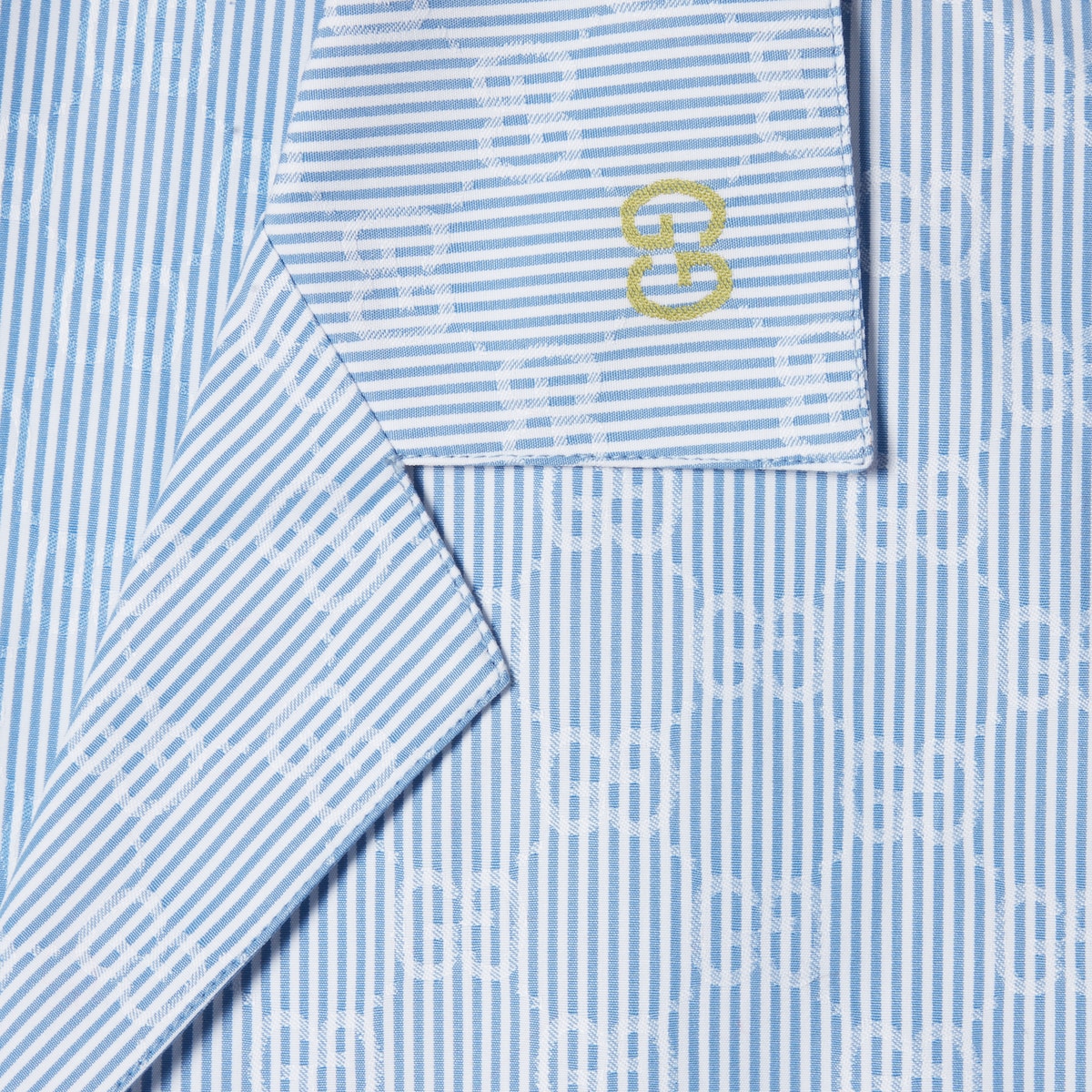 【日本入手困難】Striped cotton and silk bowling shirt シャツ PRADA | Oversized Striped Cotton Silk Bowling Shirt | Men