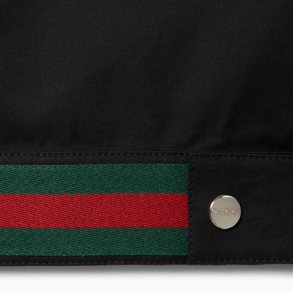Cotton twill jacket with Web detail