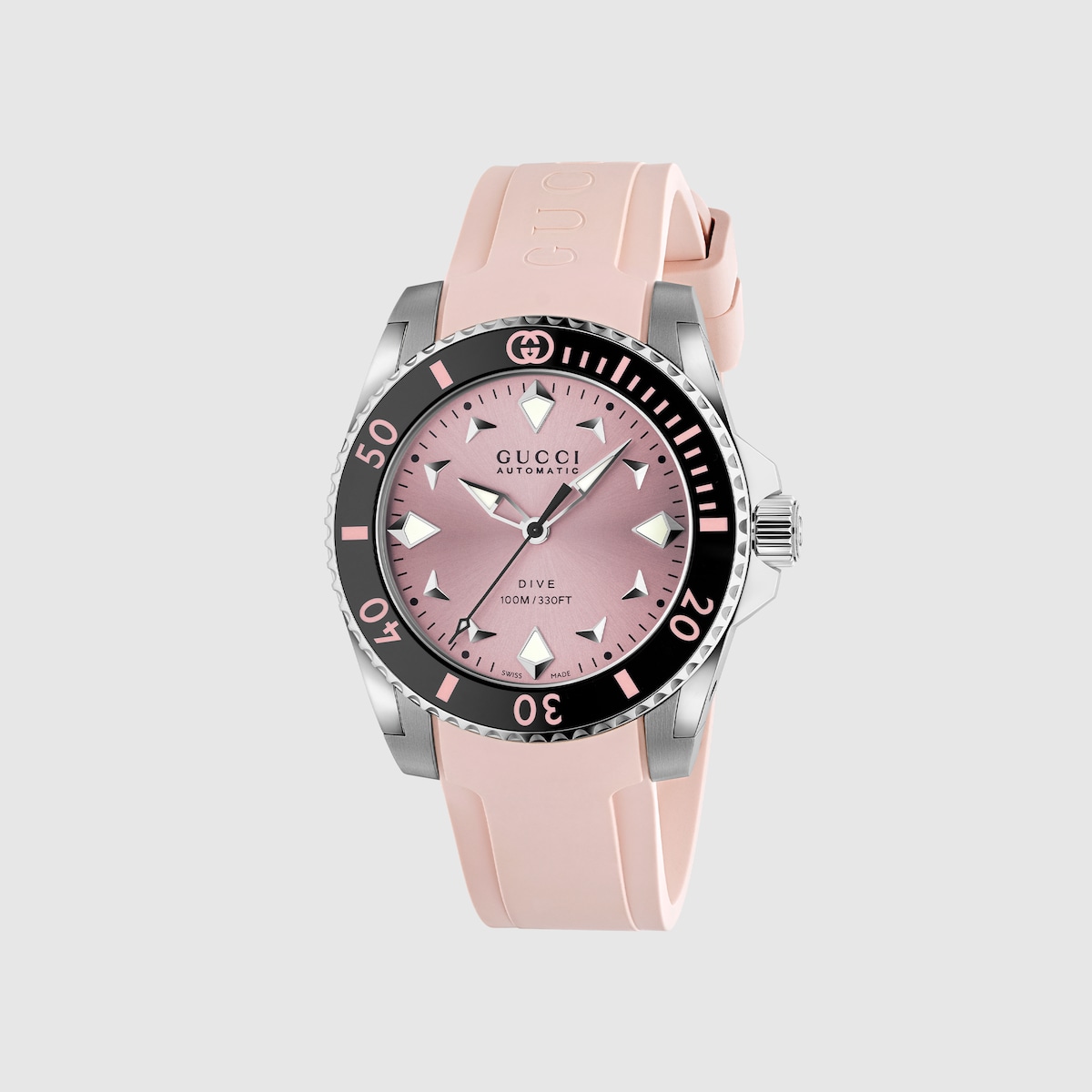グッチ　GUGGI レディース時計 グッチ ダイヴ〕ウォッチ（36 mm） ・ピンク ラバー | GUCCI公式