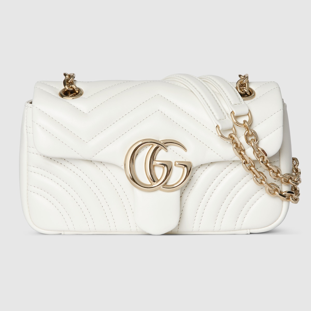 Gucci Gg Small Marmont Black Leather - Shoulder Bag
