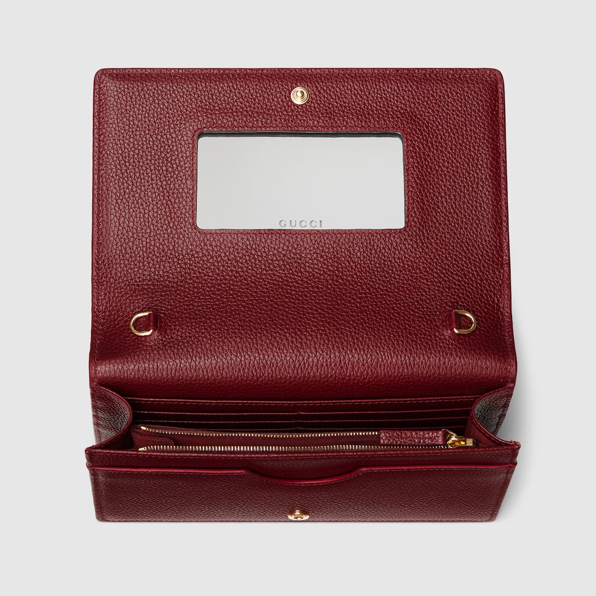 GG MARMONT MINI 11 WALLET BLACK CALFSKIN