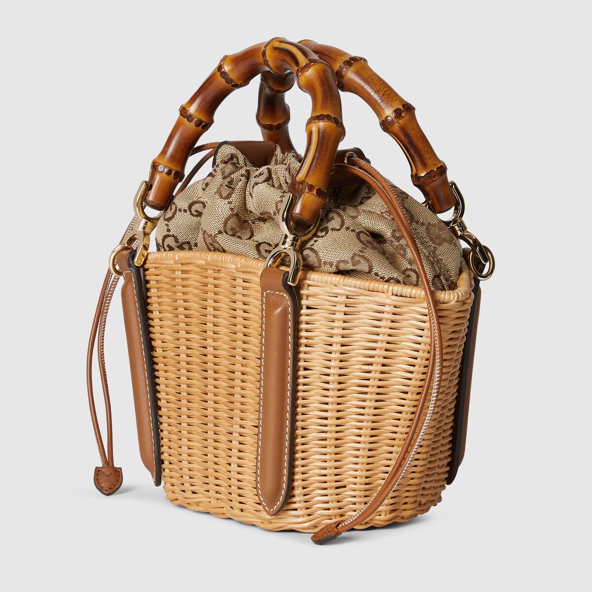 Red Hamper Grande Stella In Vimini Intrecciato Effetto Anticato 8 X 50 X 50 Cm Altezza