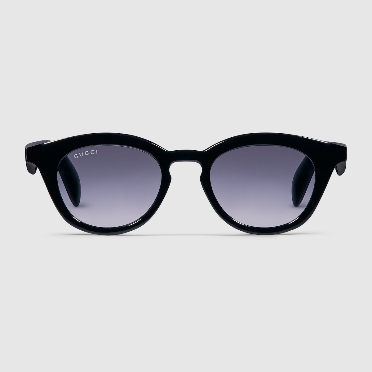 Round frame sunglasses in black | GUCCI® US