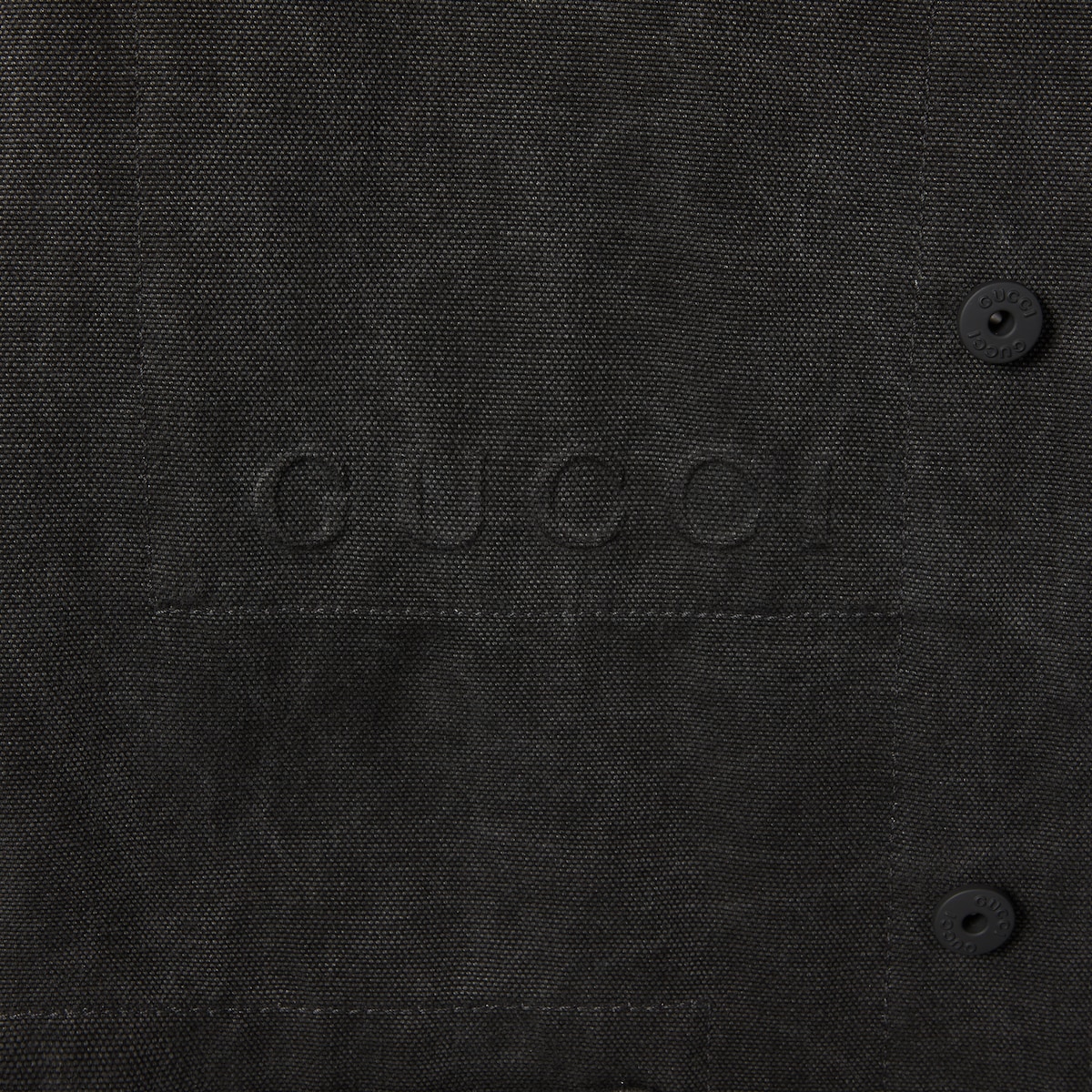 ◆GUCCI◆コットン キャンバス Delave ジャケット/ Dark Gray◆ 823401_ZASBD_1189_003_100_0000
