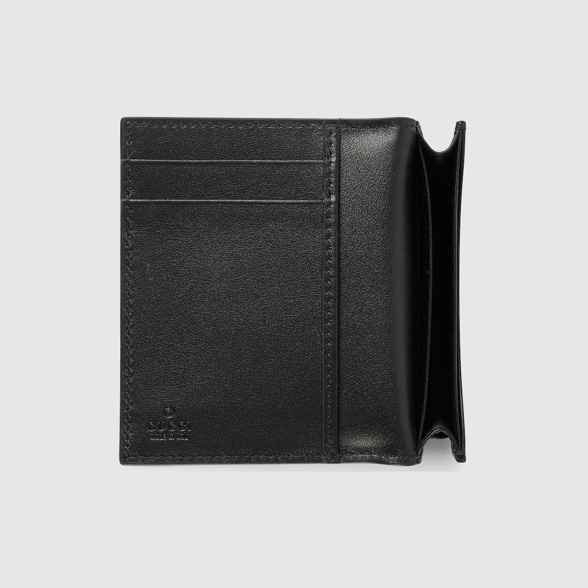 GUCCI グッチ 二つ折り財布 レザー ブラック カード収納多 楽天市場】GUCCI グッチ小銭入れ付き二つ折り財布ブラック