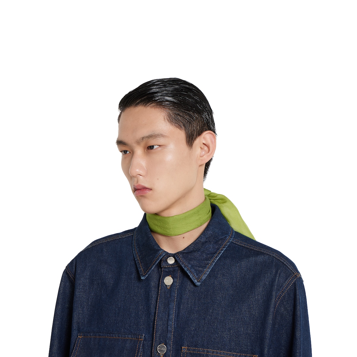 Printed cotton pocket square