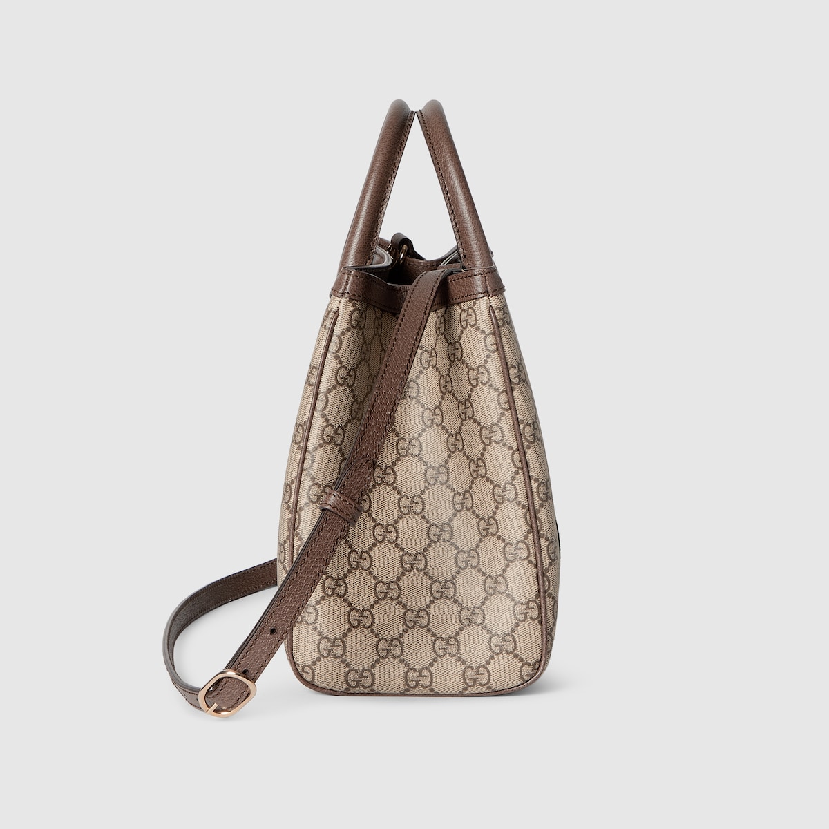 Ophidia medium tote bag in beige and brown GG fabric | GUCCI® US