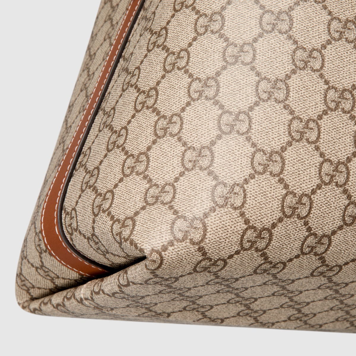 ショルダーバッグ・ポシェット GUCCI Padlock bag large Padlock large shoulder bag in beige and brown GG fabric