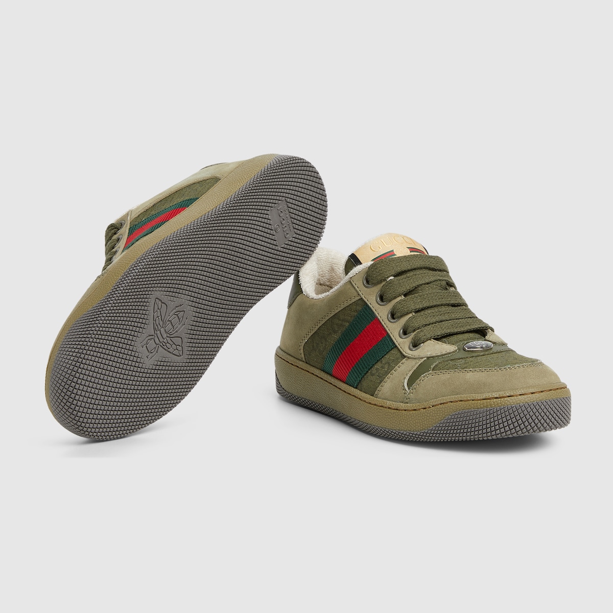スニーカー Gucci Screener Sneaker Children's Screener sneaker in butter leather | GUCCI® US