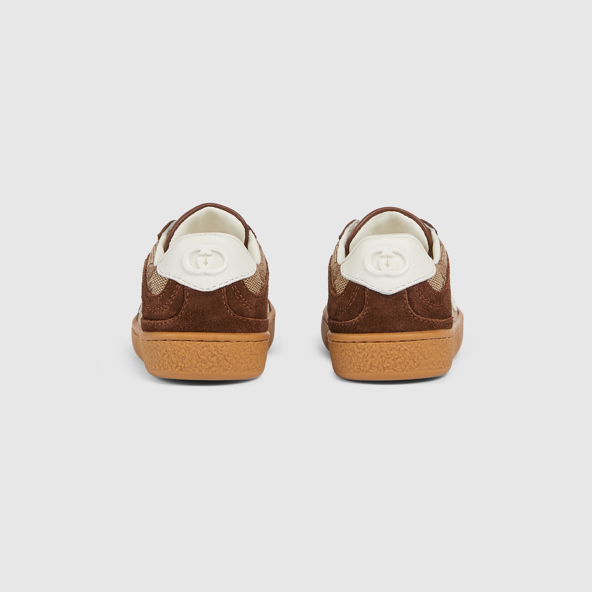 Toddler G74 sneaker in beige and blue GG canvas - thumbnail 9