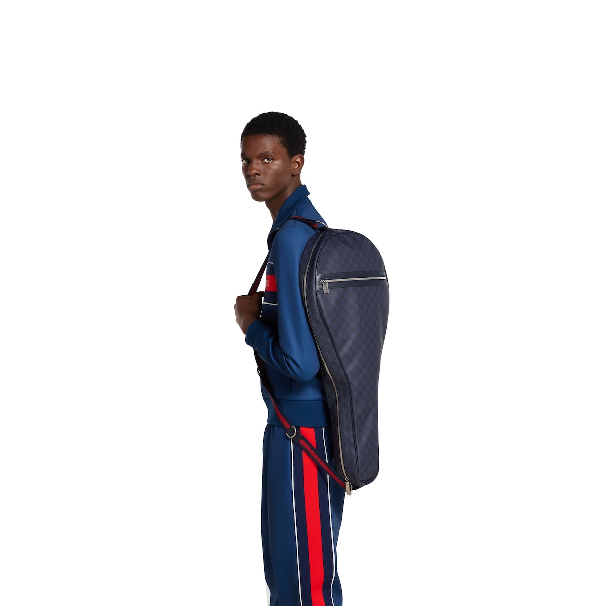 Tennis racket case with Web