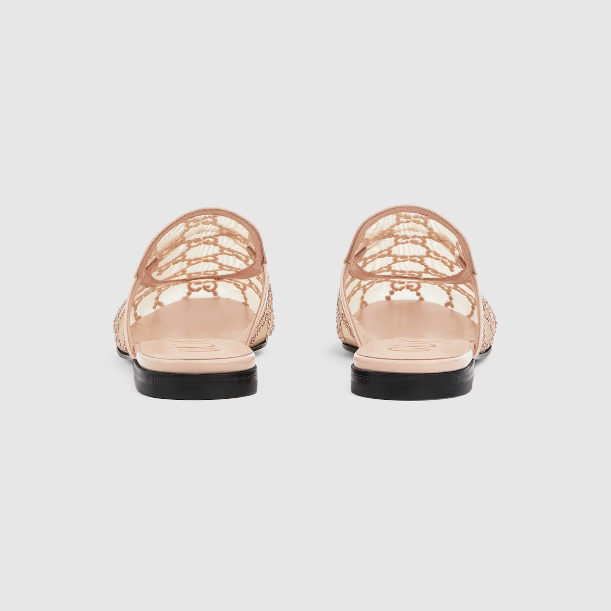 注目の新作♪【GUCCI】GGクリスタルプリンスタウンミュール 25新作 グッチ GG クリスタル付き プリンスタウン スリッパ