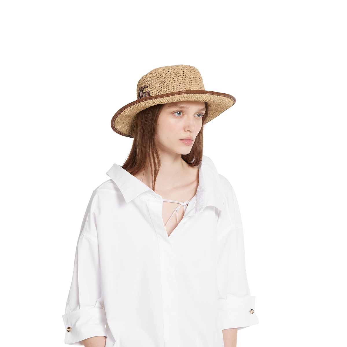 Straw boater hat