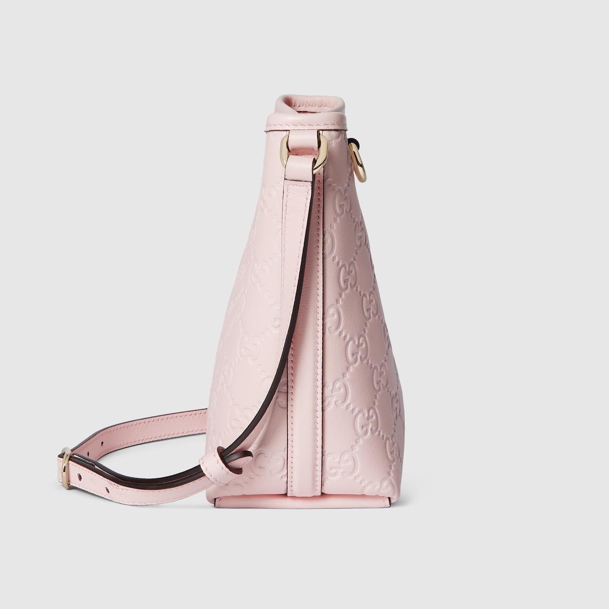 GG Emblem nano bucket bag in pink GG leather | GUCCI® US
