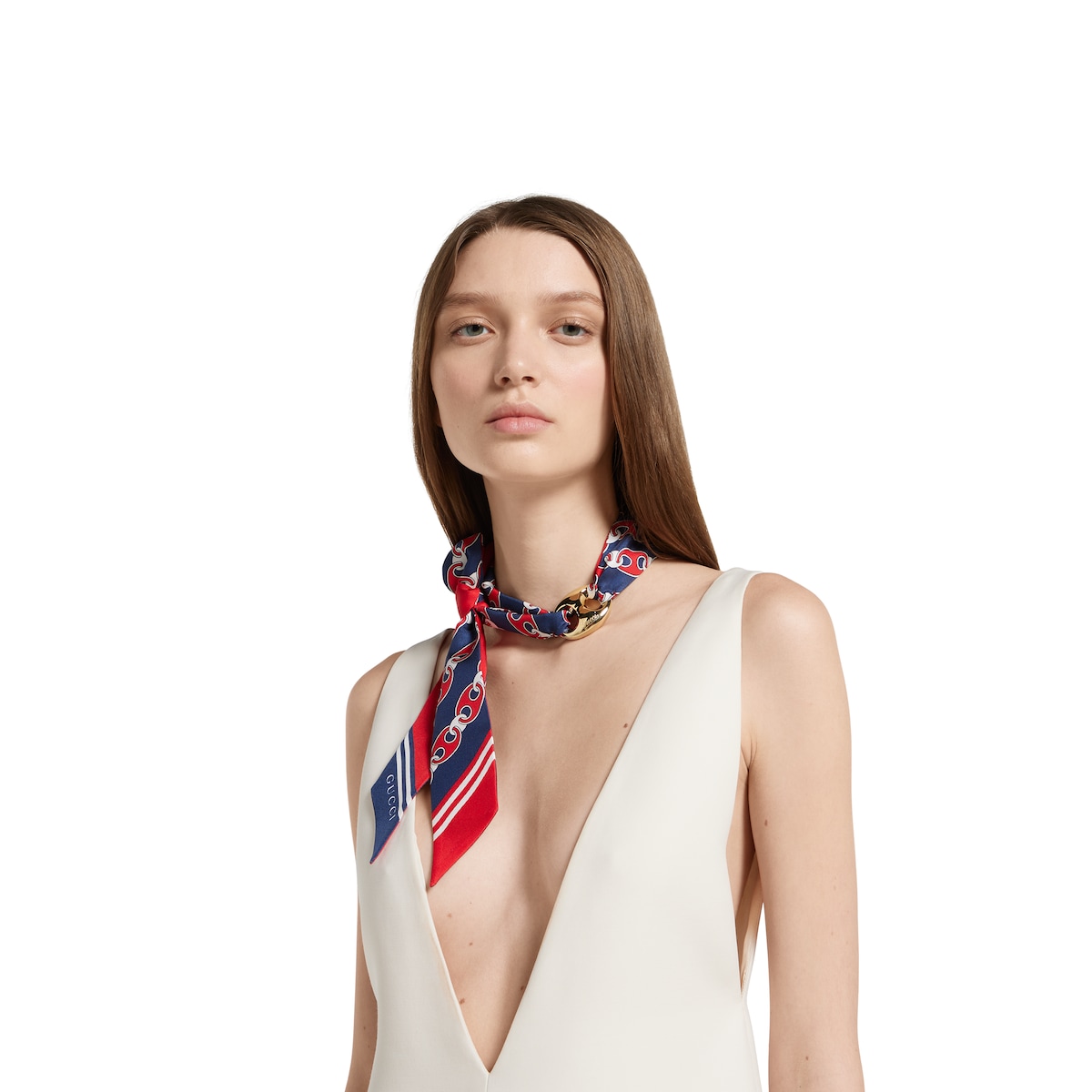 Gucci Marina Chain silk necklace