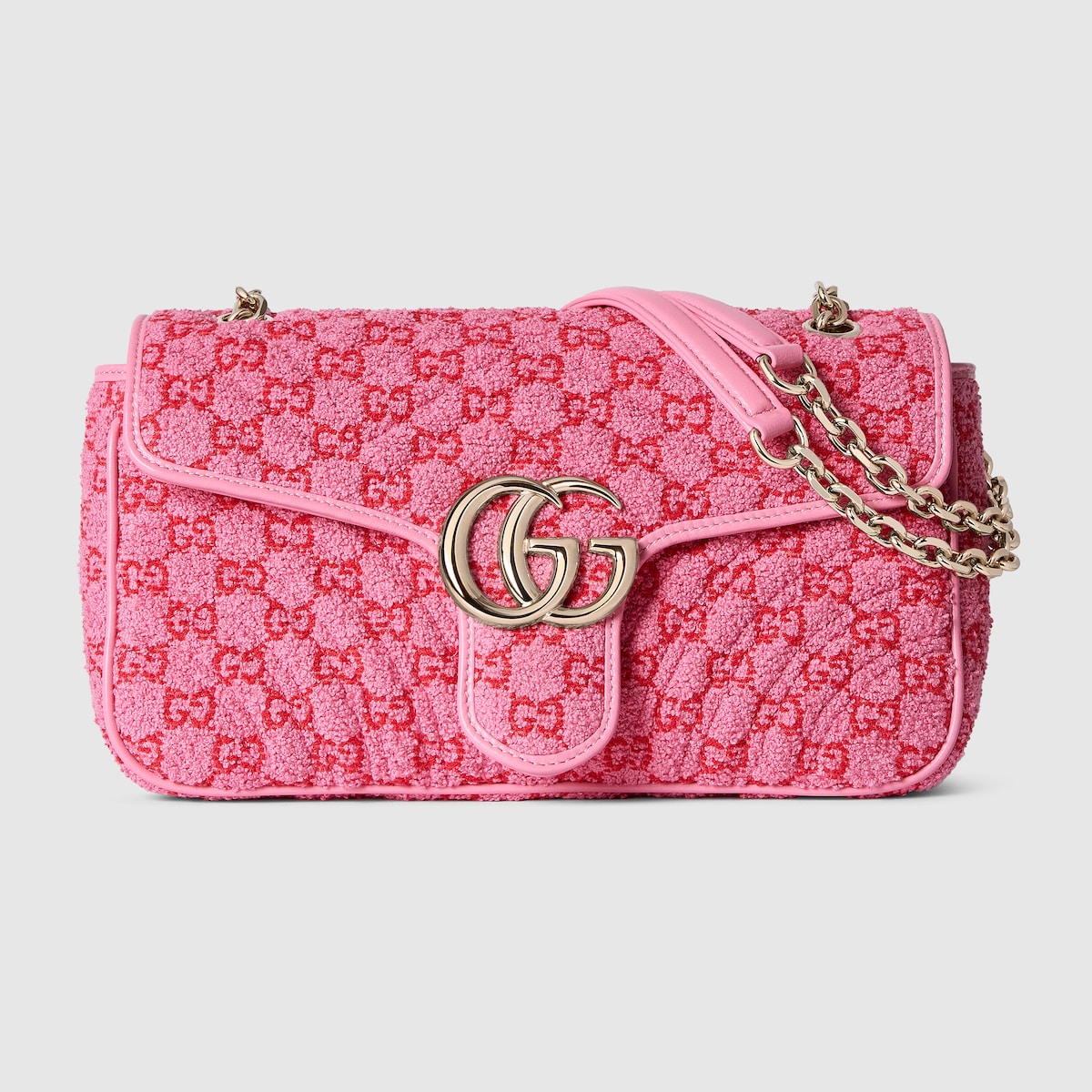 GUCCI ブタ ピンク バッグ Gucci ミニGGパターン ハンドバッグ | ピンク | FARFETCH JP