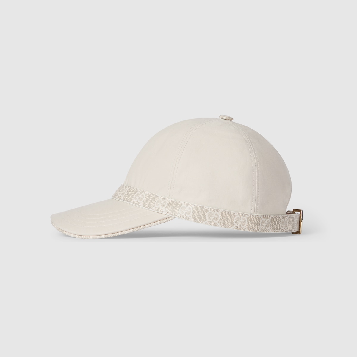 Cotton baseball hat with Double G in white | GUCCI® US
