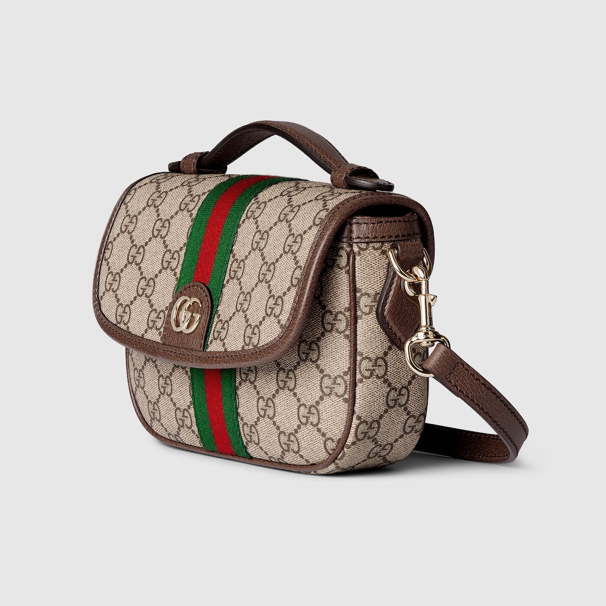 ★GUCCI★関税込♪NEW♪Ophidia GG ハンドバッグ Ophidia small top handle bag in beige and brown GG fabric