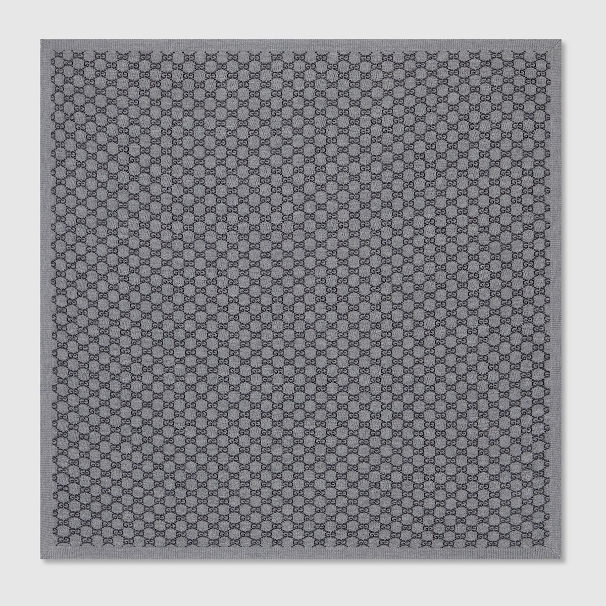 Baby GG wool blanket in grey - thumbnail 2
