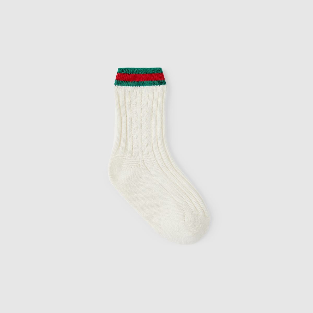 Baby cotton socks with Web in off white - thumbnail 2