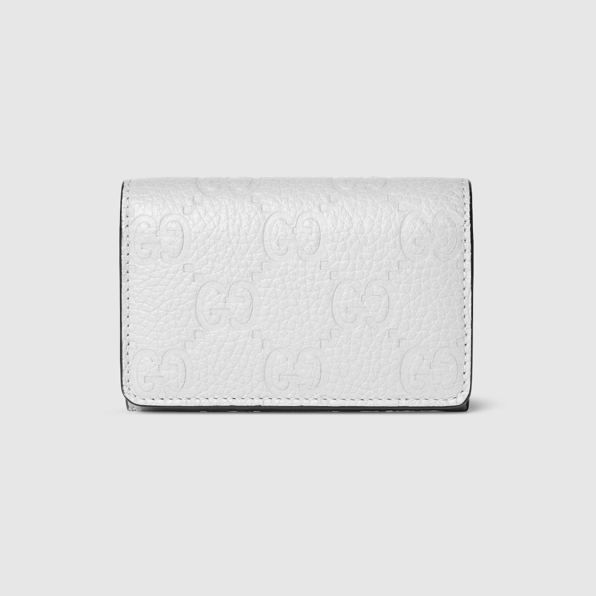 グッチ インプリント〕日本限定 二つ折りカードケース ・ライト