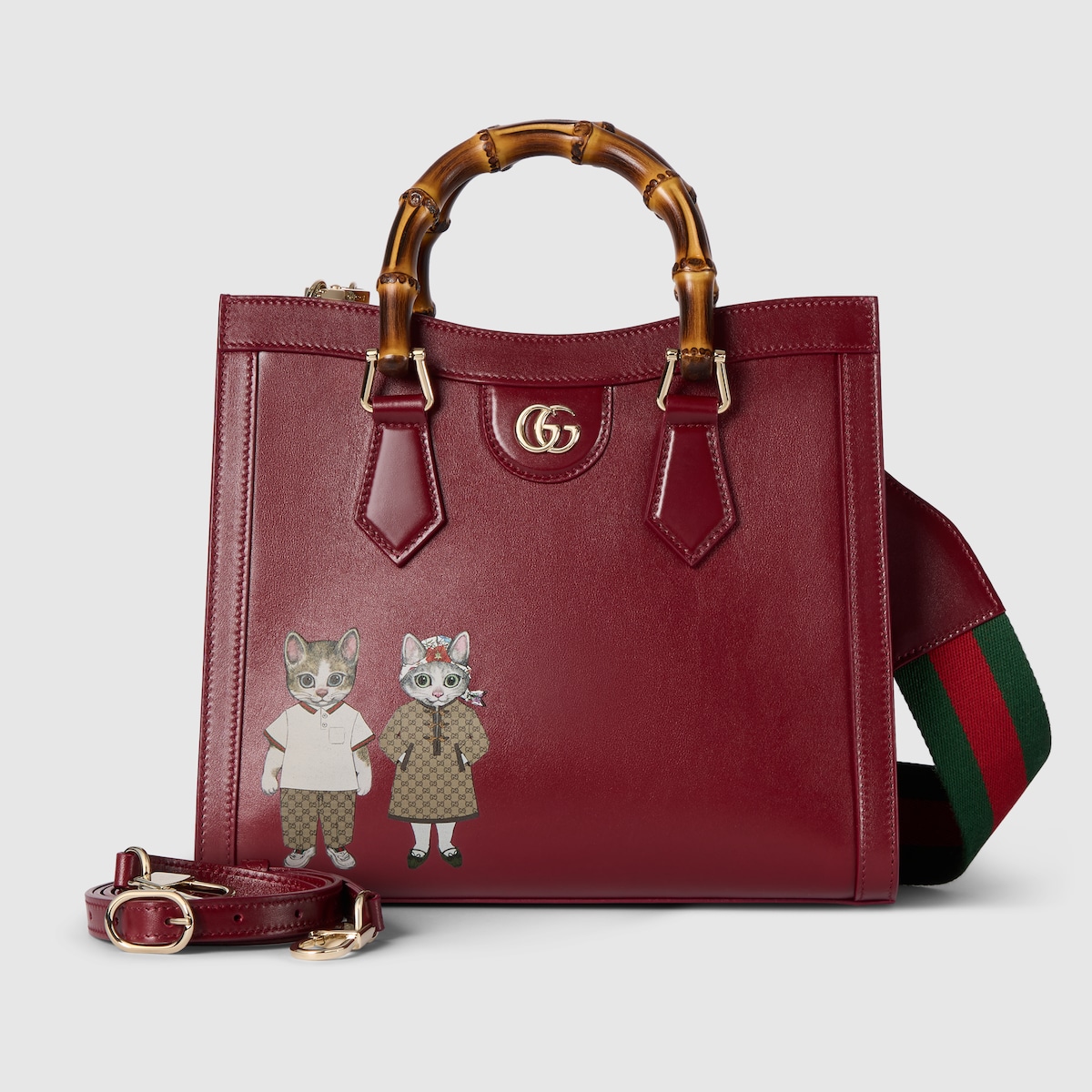GUCCI x ヒグチユウコ 国内買付 グッチダイアナ トート 日本限定 グッチ ダイアナ〕日本限定 ヒグチユウコ スモール トートバッグ