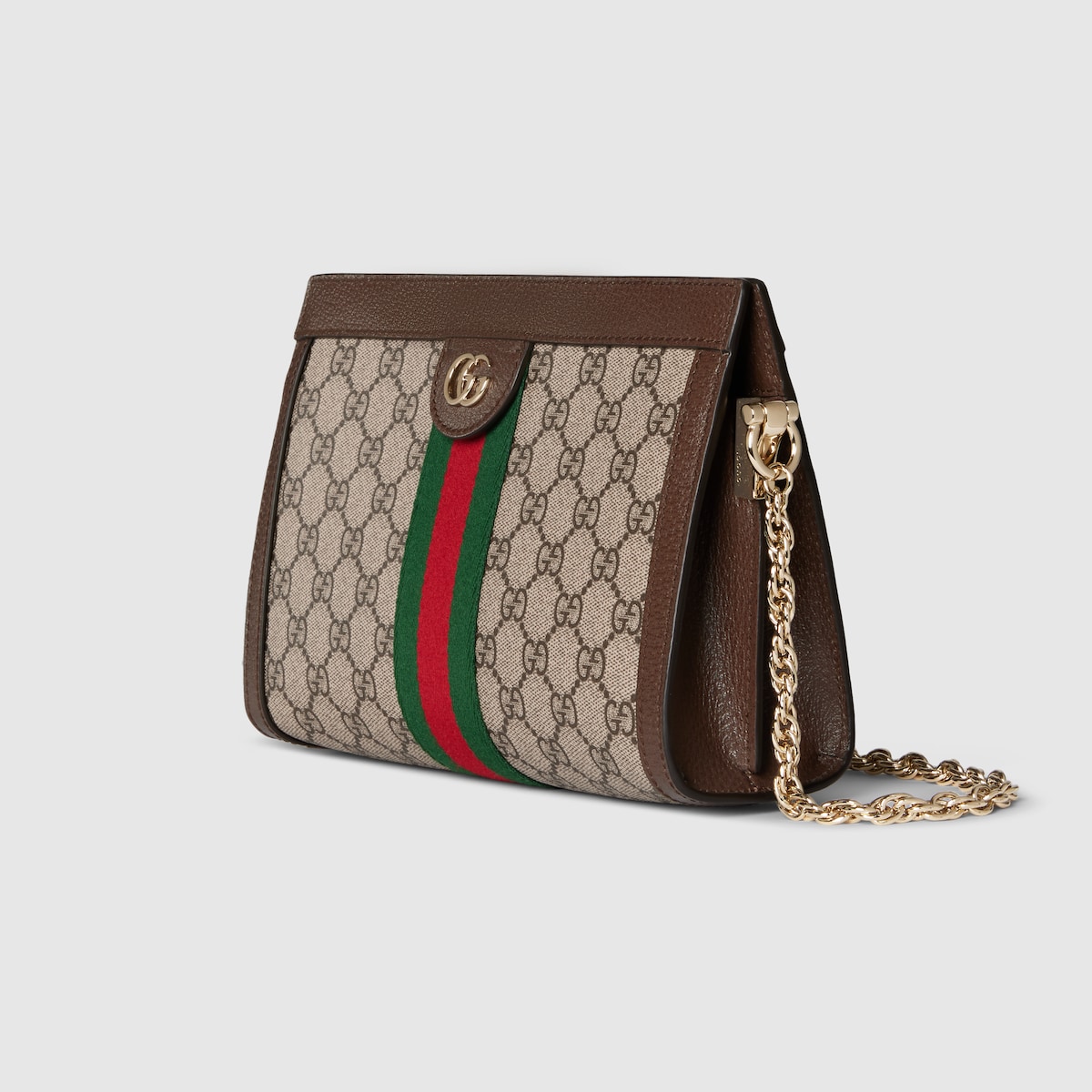 Ophidia medium shoulder bag in beige and brown GG fabric | GUCCI® US