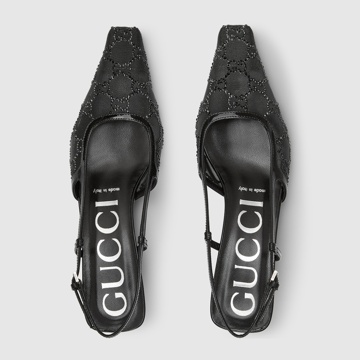 ⭐️ レア　Gucci モノグラム ハイヒールミュール　36（23cm） ⭐️ レア Gucci モノグラム ハイヒールミュール 36（23cm）