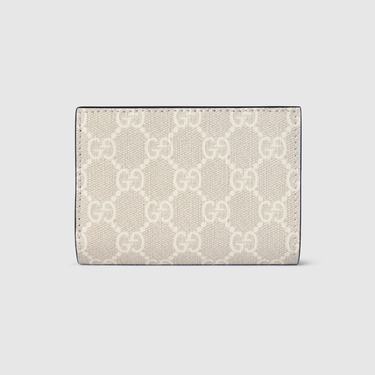 GUCCI GGキャンバス 財布 ダブルG バイカラー スモールウォレット ・ベージュ＆ホワイト GG